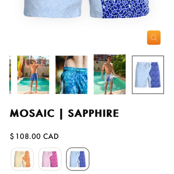 2/$75💥- SWIM | Men’s Season’s official swim shorts size large - Picture 3 of 10